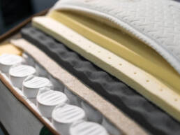 Matratzenfüller Kokosnuss, Kokos-Natur-Para-Latex, Gummi-Memory-Foam, unabhangige Feder