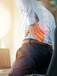 Rückenschmerzen im Büro